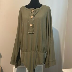 Pink Lily body suit xL